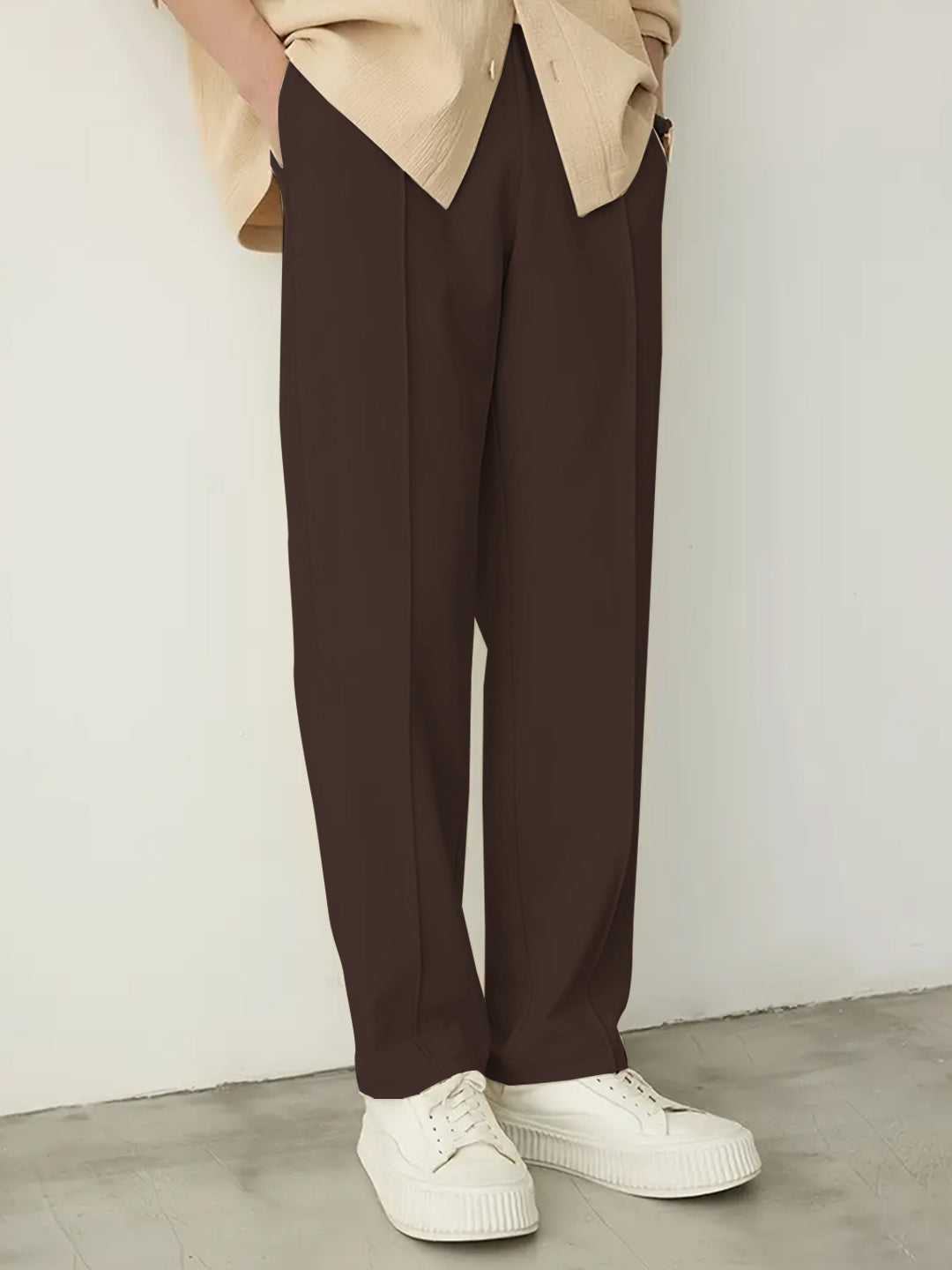 Imported Trouser Pants- Brown