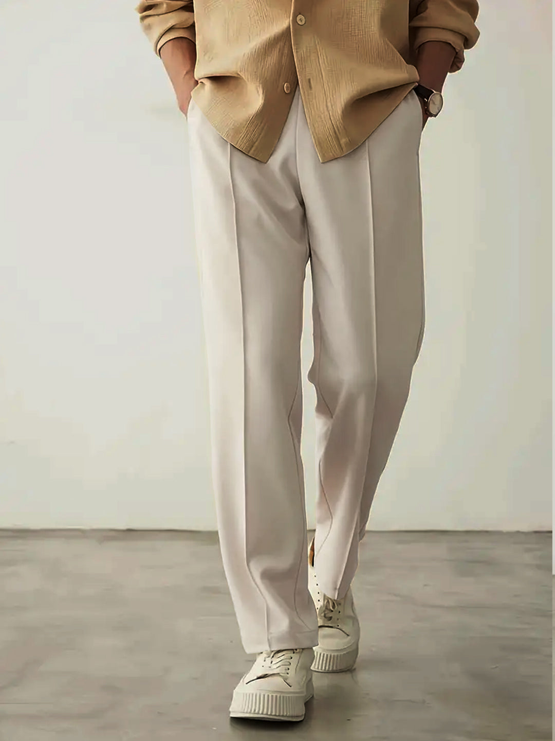 Imported Trouser Pants -Beige