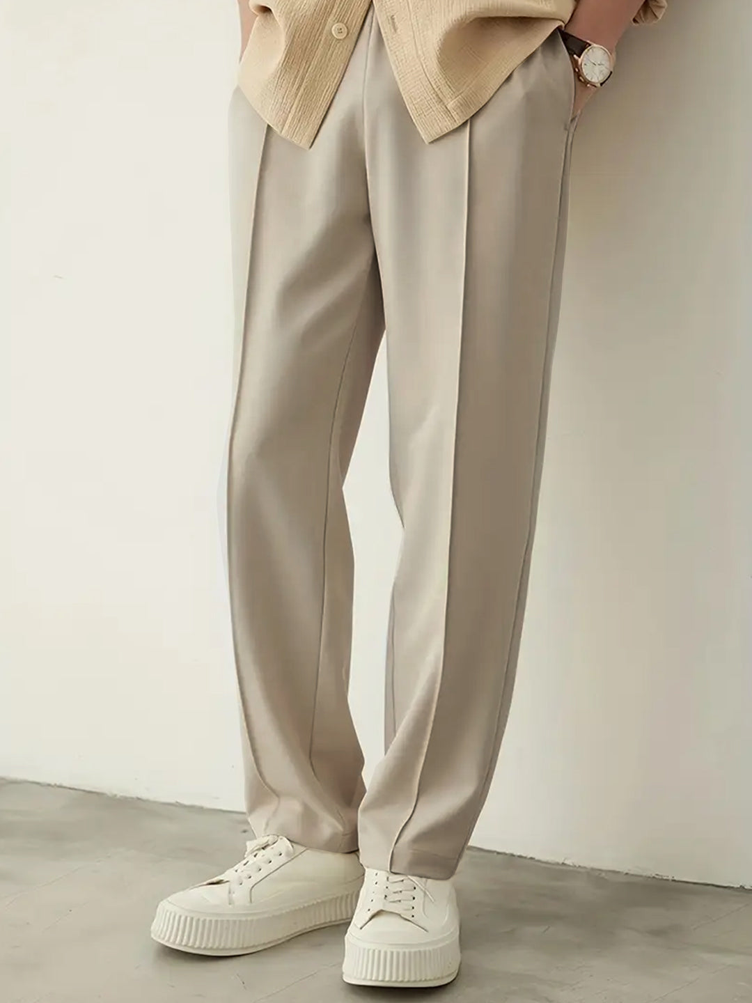 Imported Trouser Pants -Beige