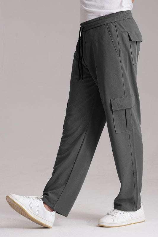 Imported Trendy Cargo Trouser- Grey