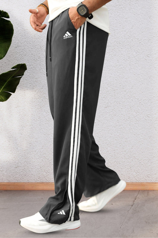 ADDS- Loose Zipper Bottom Imported Fabric Loosefit Trouser