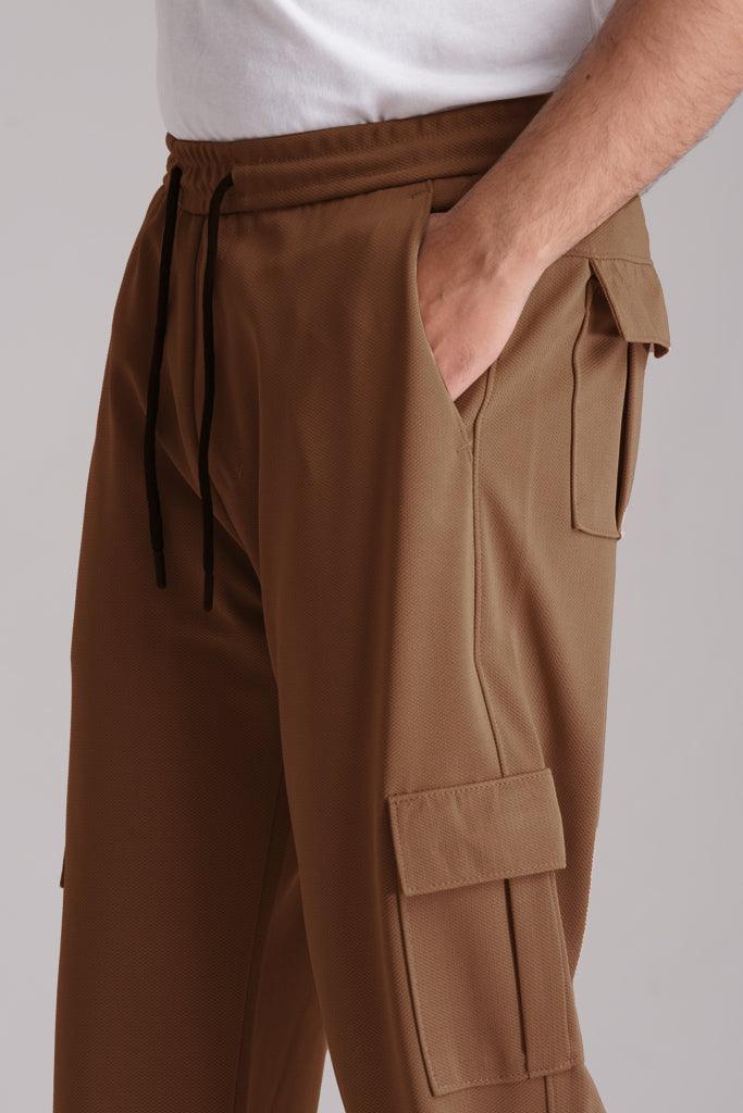 Imported Trendy Cargo Trouser- Brown
