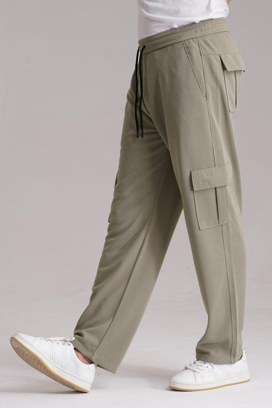 Imported Trendy Cargo Trouser- Mint
